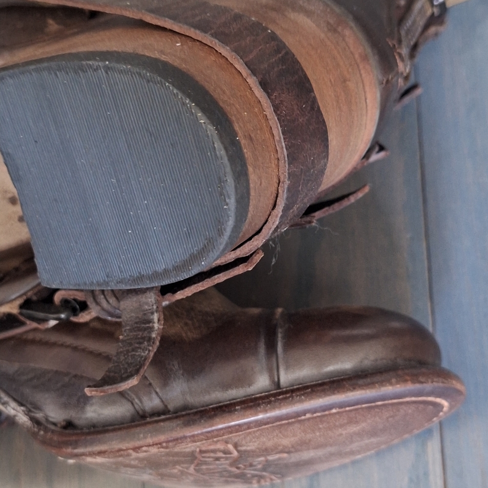 Freebird Circle Brown Leather Boots NWOT 8 - Picture 7 of 11